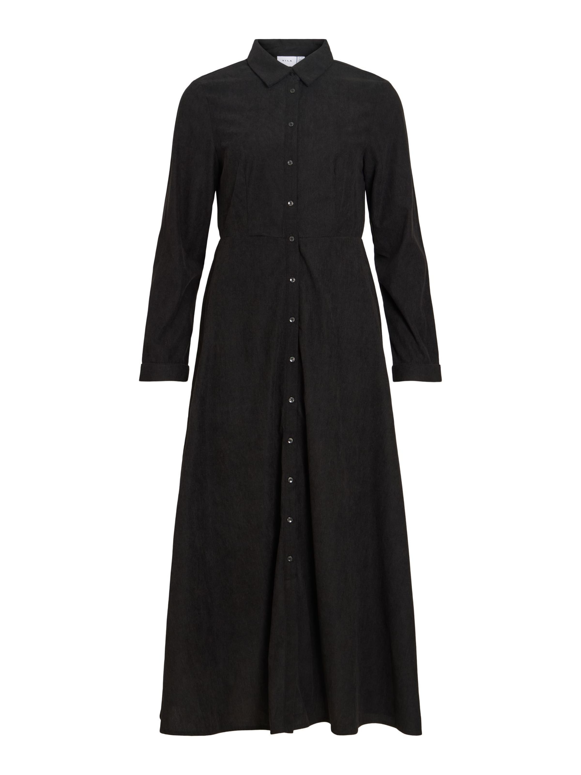 VILA Kleid 'VIELSA' in Schwarz: Vorderseite