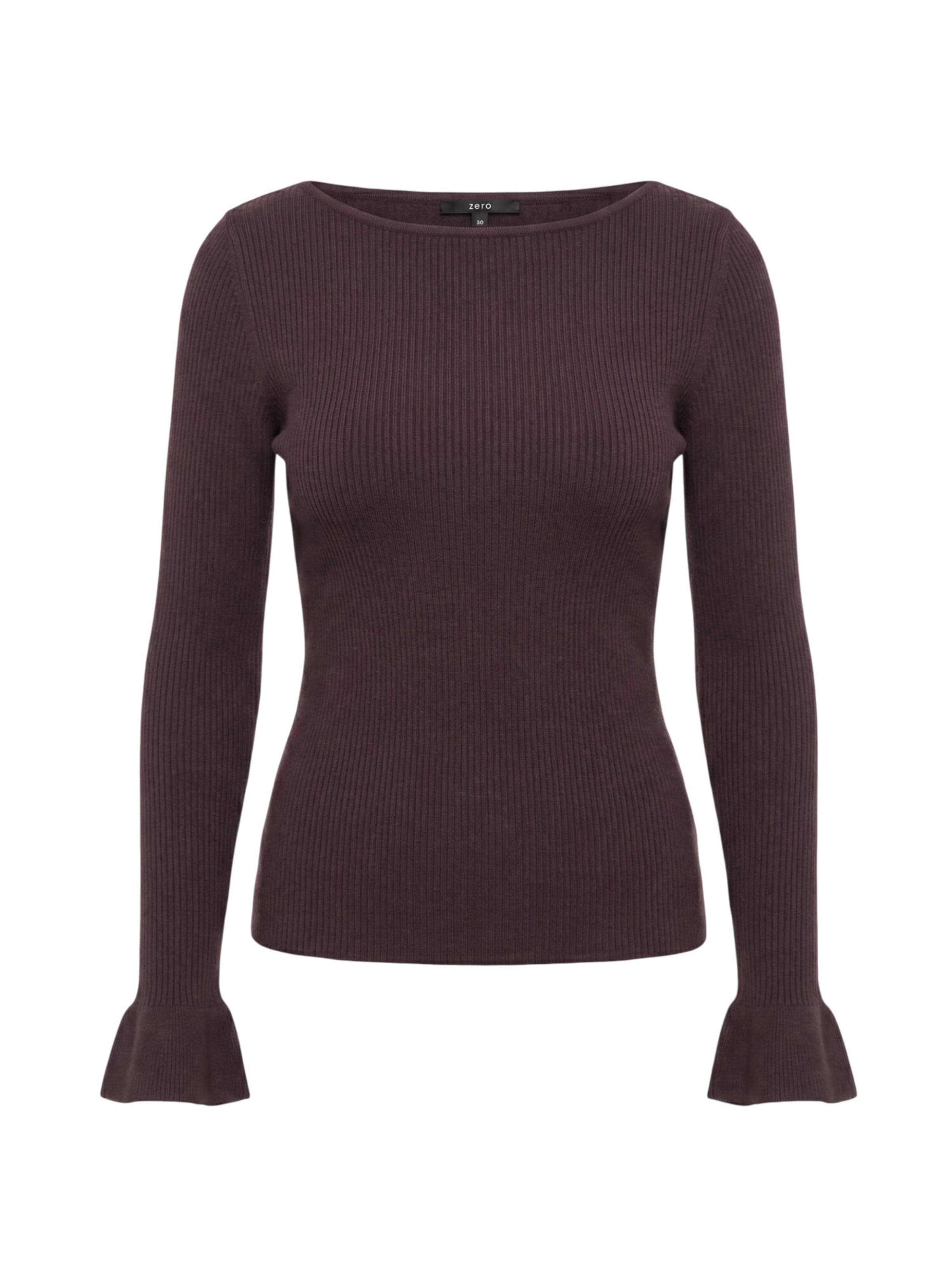 zero Pullover in Braun: Vorderseite