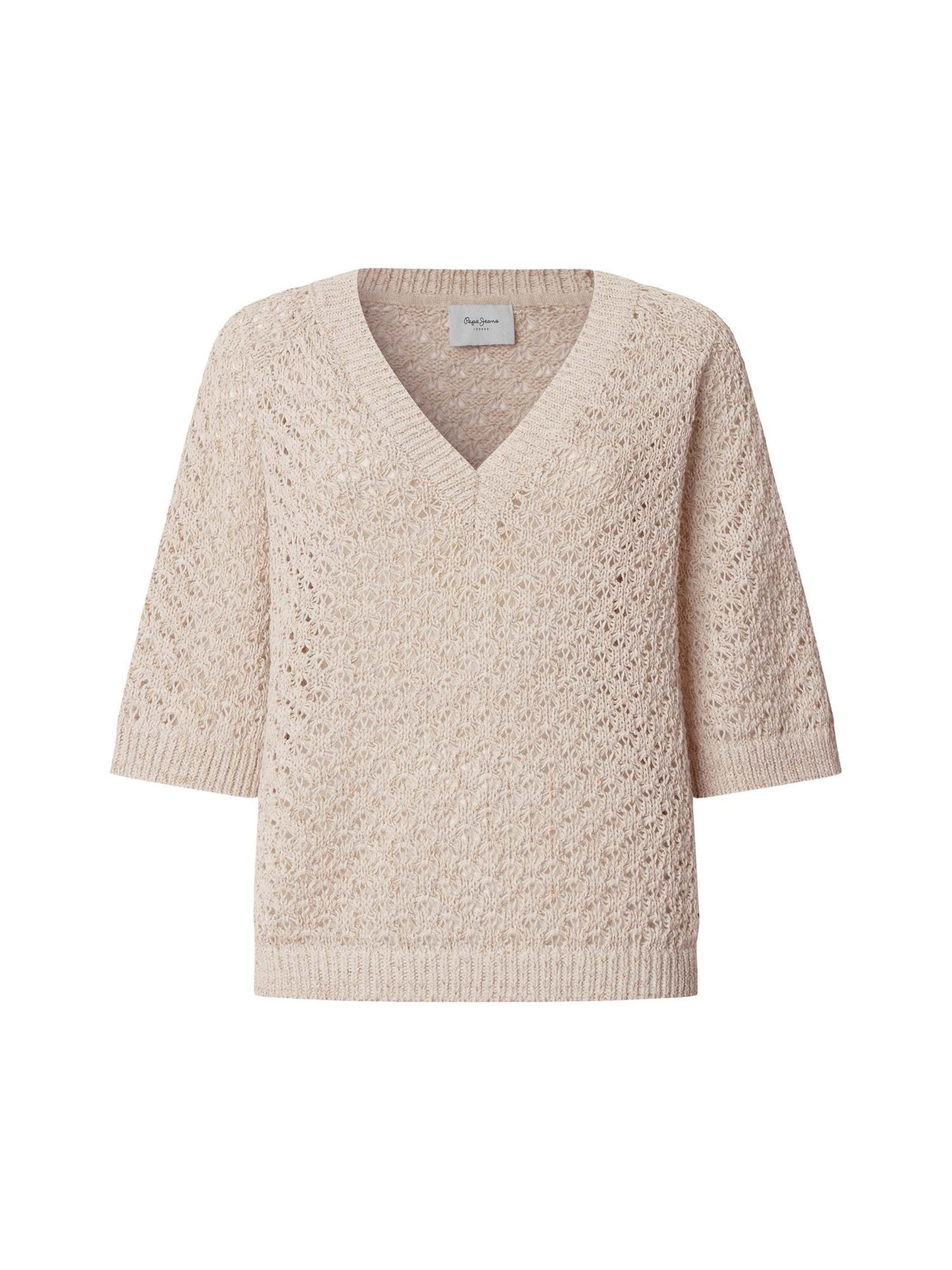 Pepe Jeans Sweater 'Amber' in Beige: front
