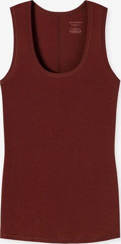 SCHIESSER Top in Rood: voorkant