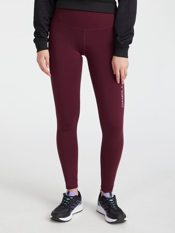 Coupe slim Leggings O'NEILL en rouge : devant