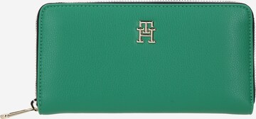 TOMMY HILFIGER Wallet 'Essential' in Green: front