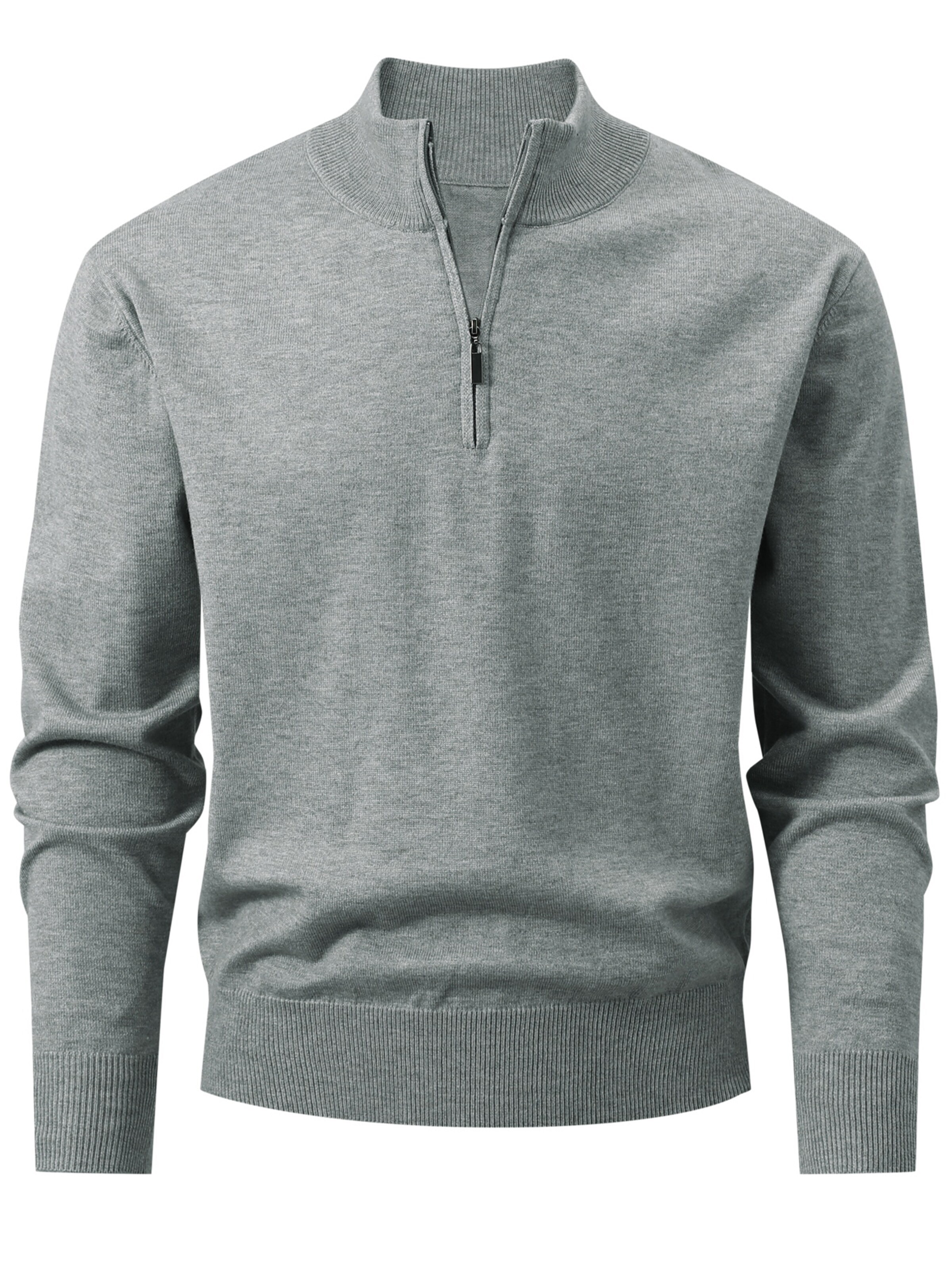 ALLTHEMEN Sweater 'Maschenzug' in Grey
