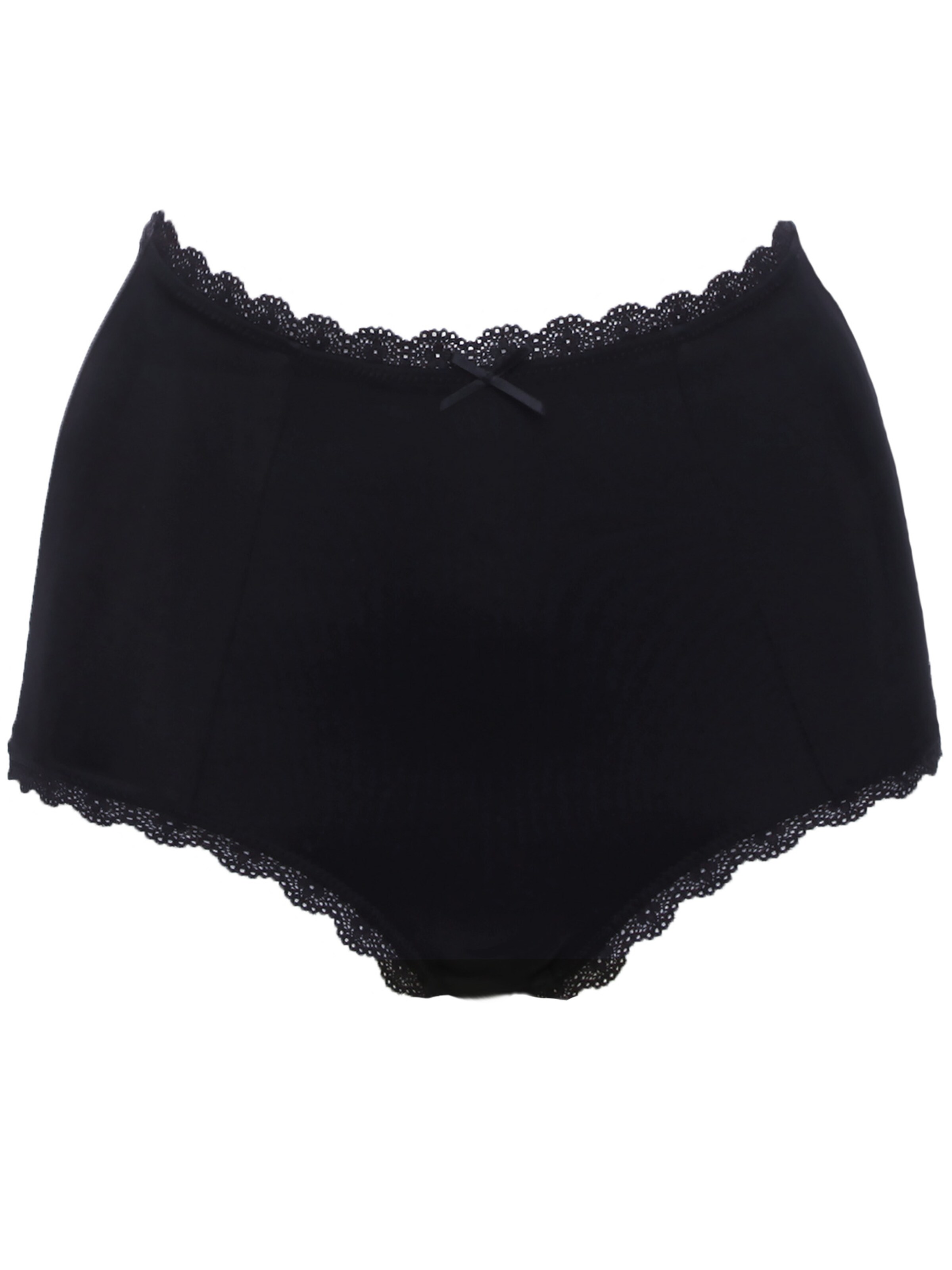 SugarShape Panty 'Pure Basic' in Schwarz: Vorderseite