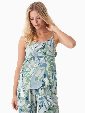 Organication Top in Blau: Vorderseite