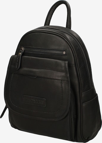 Sac à dos HILL BURRY en noir : devant