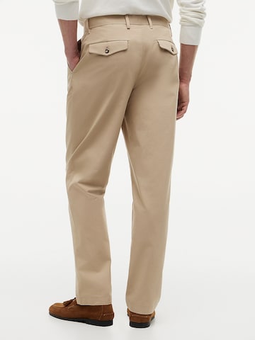 TOMMY HILFIGER Regular Bandplooibroek in Beige