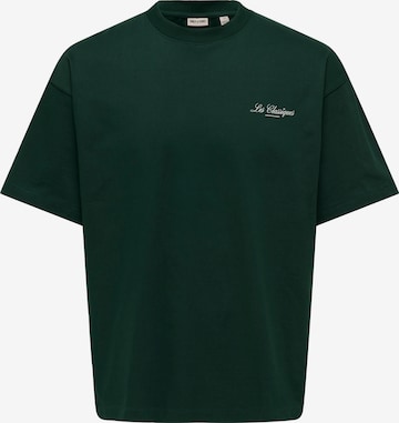 Only & Sons - Camiseta 'ONSLES CLASSIQUES' en verde: frente
