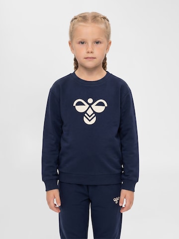 Hummel Sweatshirt 'Tukas' in Blue: front