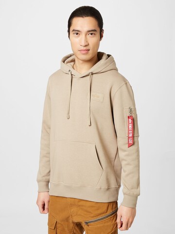 ALPHA INDUSTRIES Свитшот в Бежевый: спереди