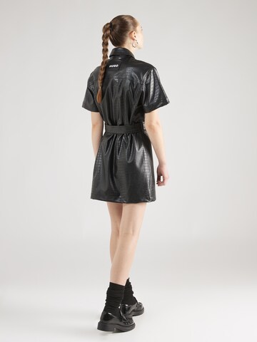 HUGO Shirt dress 'Kerve-1' in Black