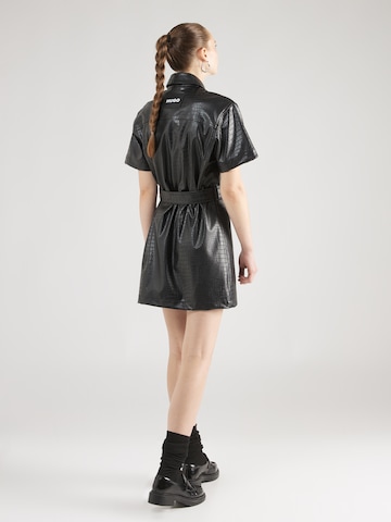 HUGO Red Shirt Dress 'Kerve-1' in Black