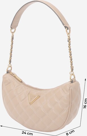 GUESS Schultertasche 'Giully' in Beige