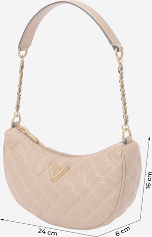 GUESS Schultertasche 'Giully' in Beige