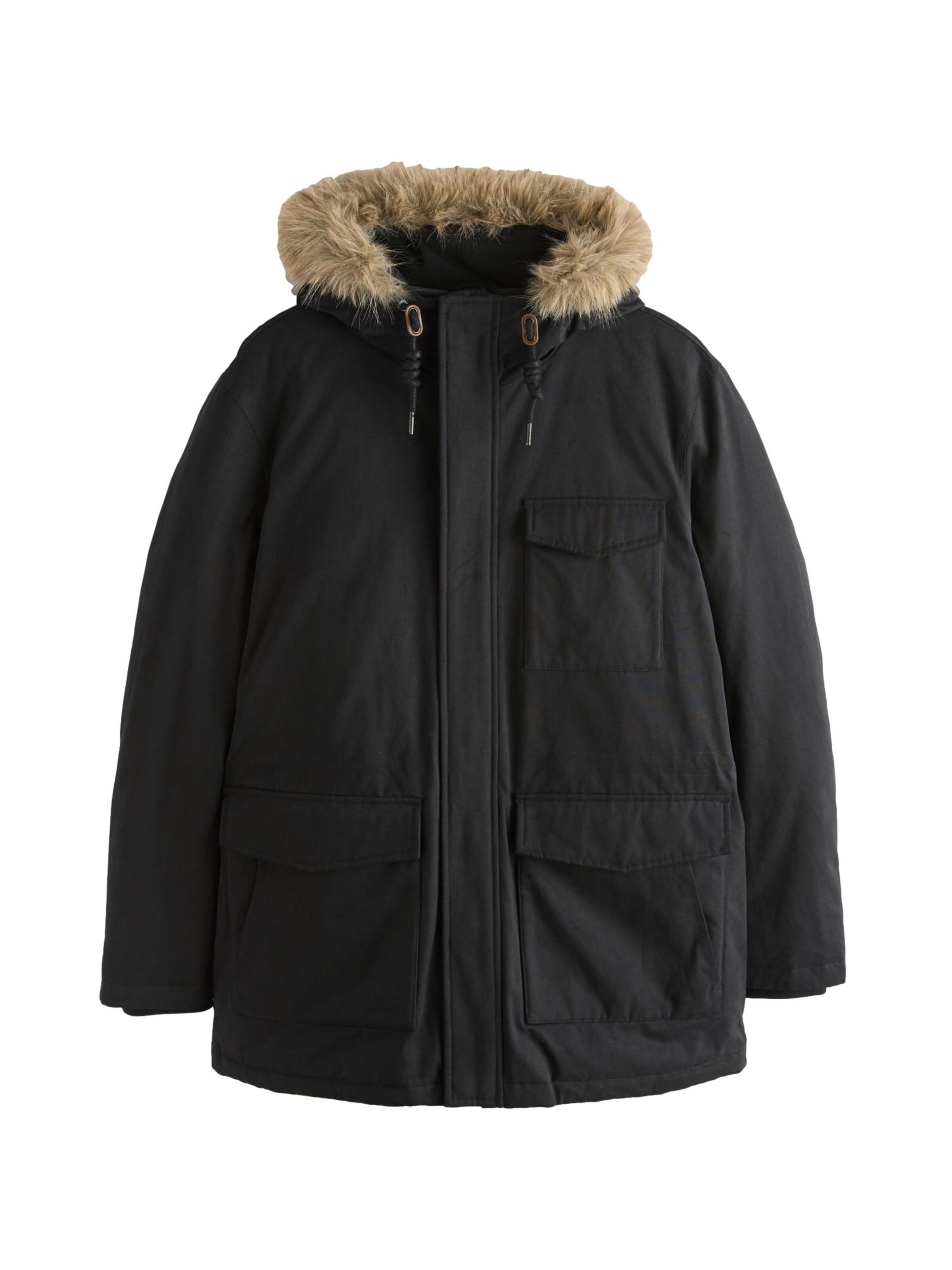 Next - Parca de invierno en negro: frente