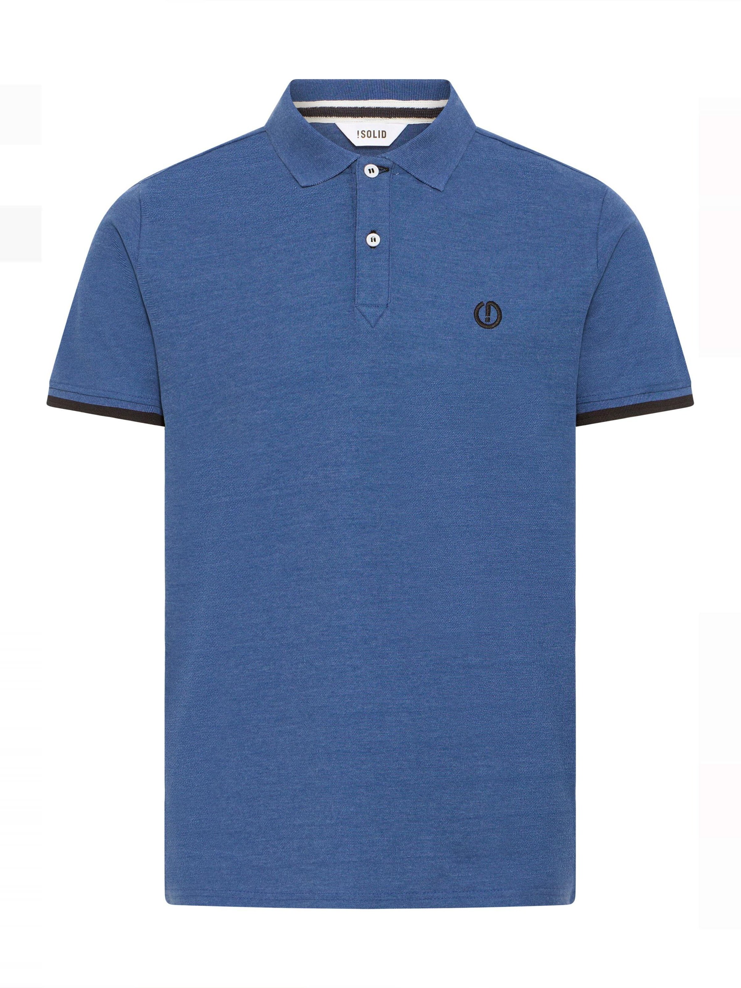 T-Shirt 'Benjamin' !Solid en bleu : devant