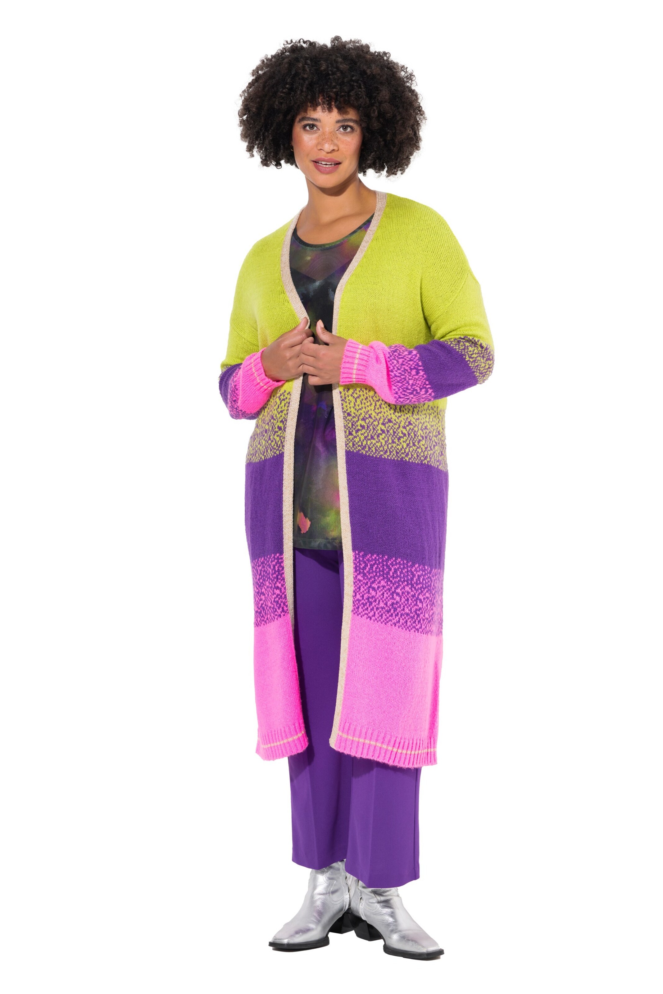 Angel of Style Knit cardigan in Mixed colours