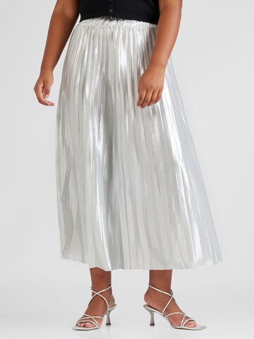 ONLY Carmakoma Skirt 'Hailey' in Silver: front