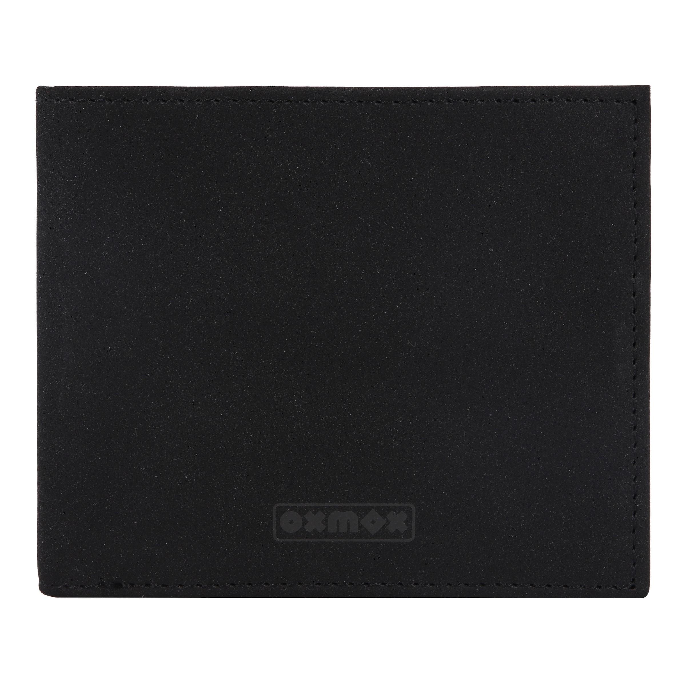 Portamonete di OXMOX in nero: frontale
