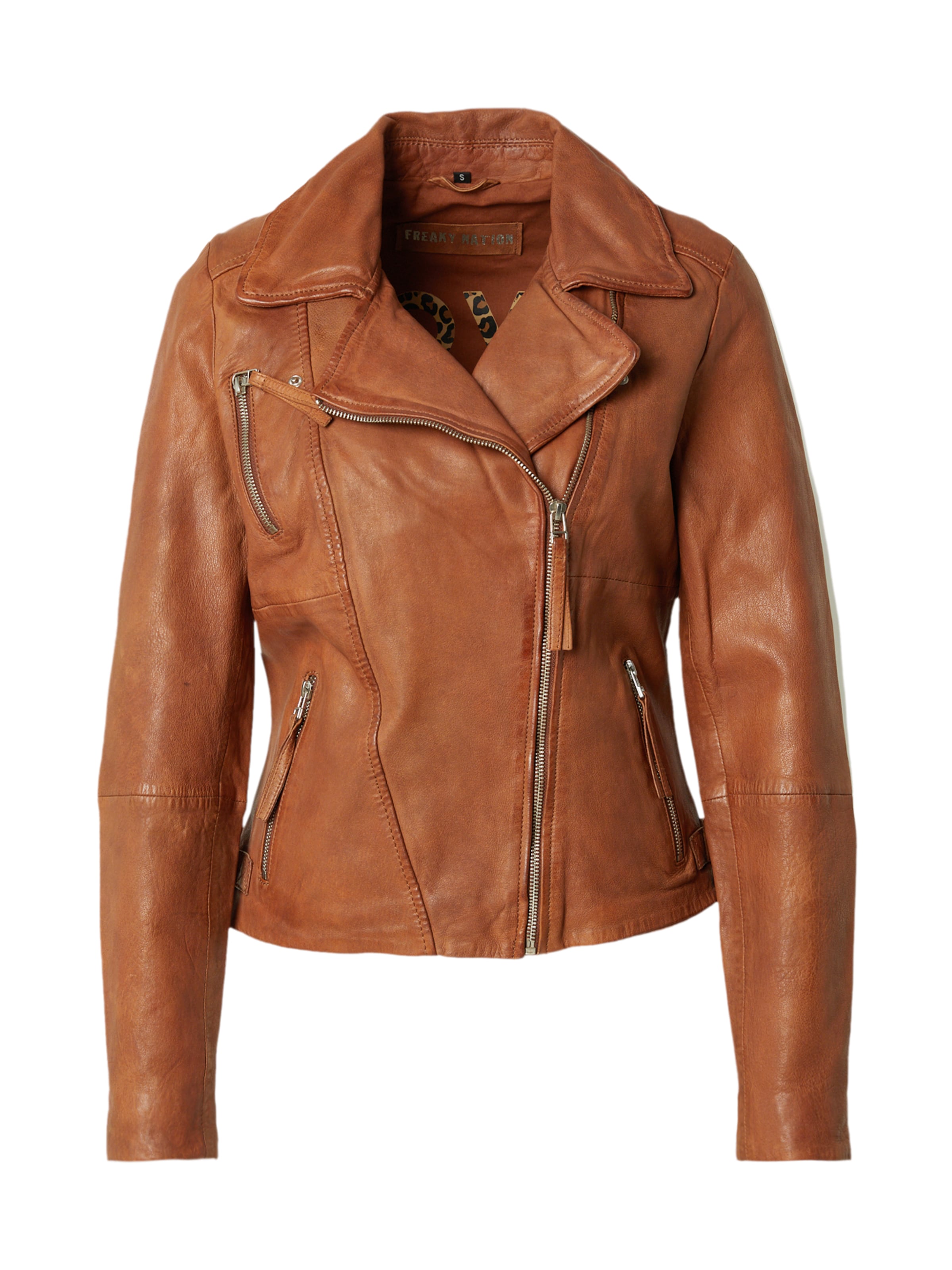 FREAKY NATION Jacke in Braun: Vorderseite