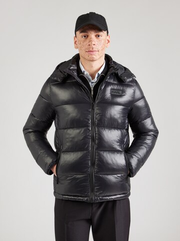 juoda Karl Lagerfeld Demisezoninė striukė: priekis