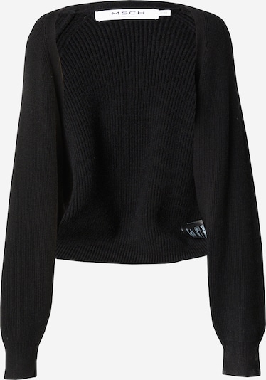 MSCH COPENHAGEN Knit cardigan 'Acentia Rachelle' in Black, Item view