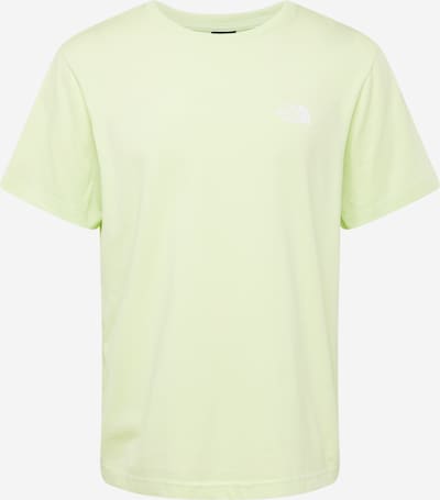 THE NORTH FACE T-Shirt 'SIMPLE DOME' in pastellgelb / weiß, Produktansicht