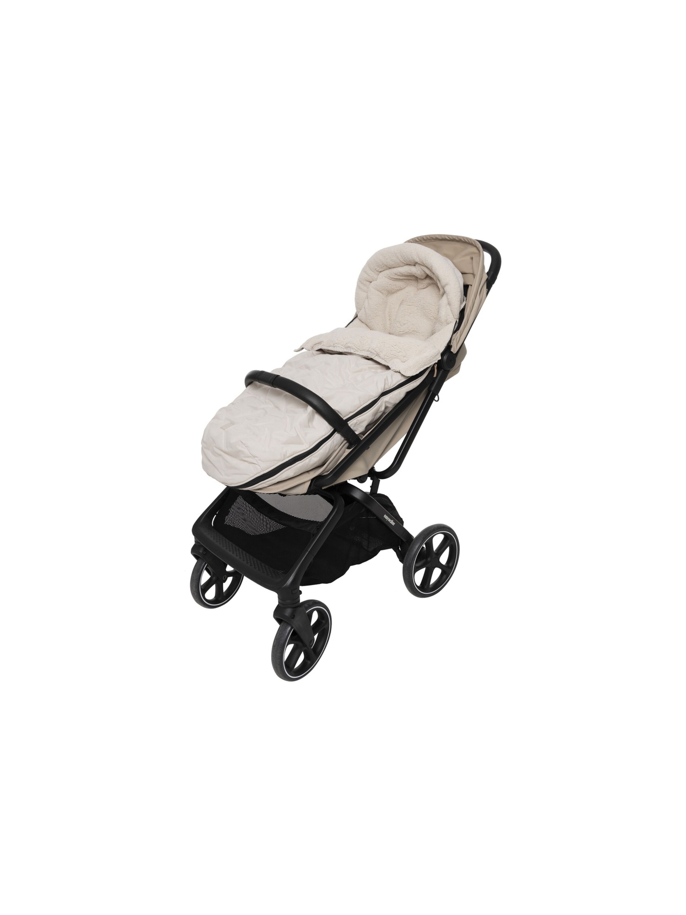 Jollein Fußsack in Beige: Vorderseite