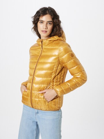 QS Between-season jacket in Yellow: front