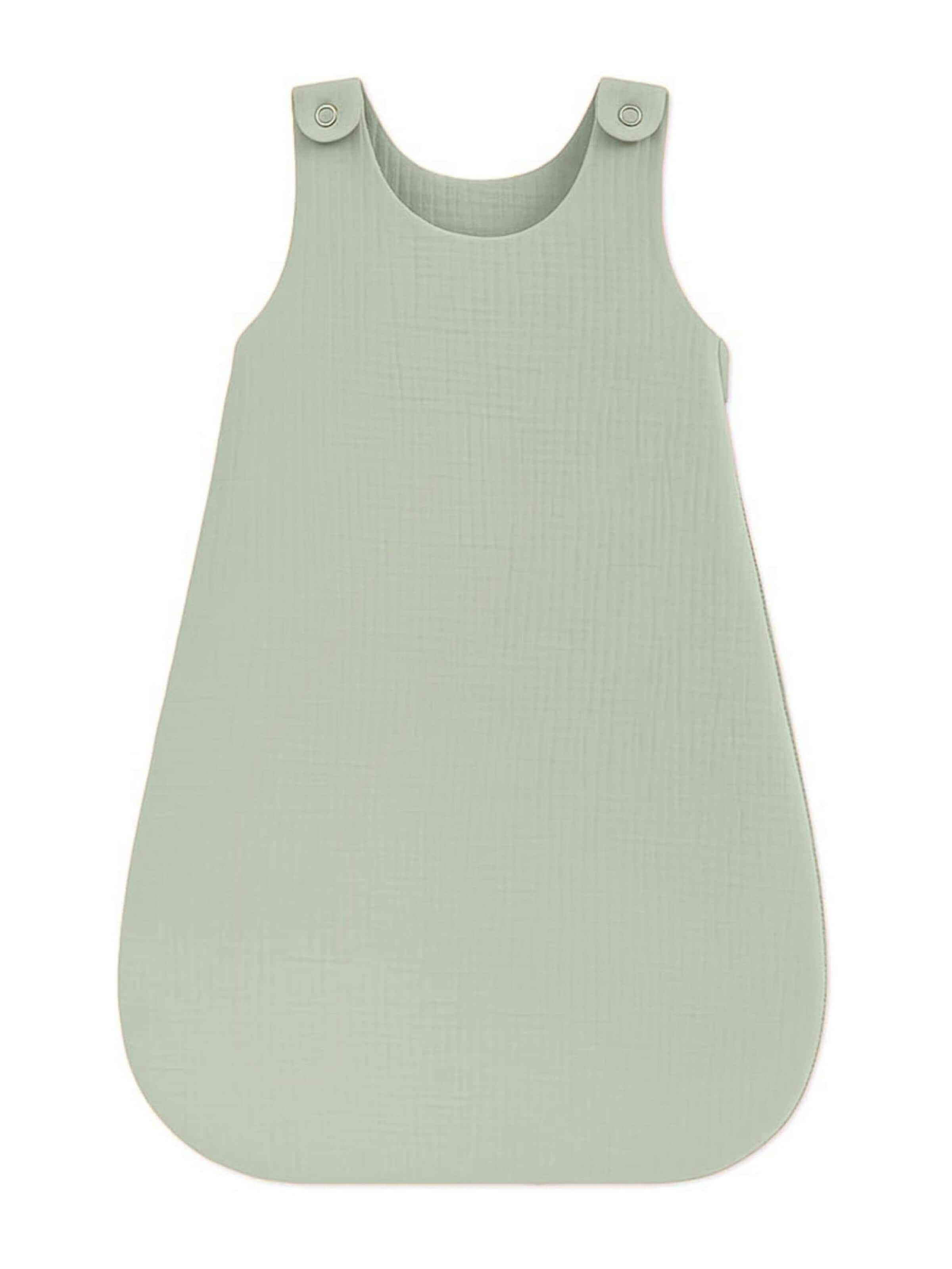 Sac de couchage 'Organic Cotton Summer Sleeping Bag' PAPATE en vert : devant