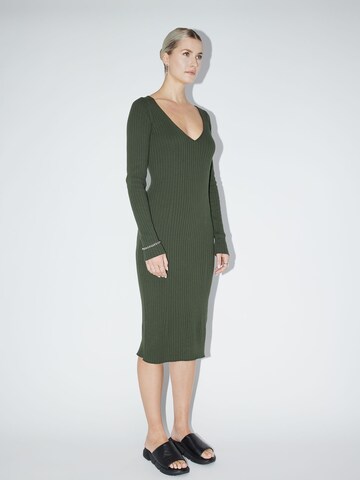 LeGer by Lena Gercke Knitted dress 'Josefin' in Green