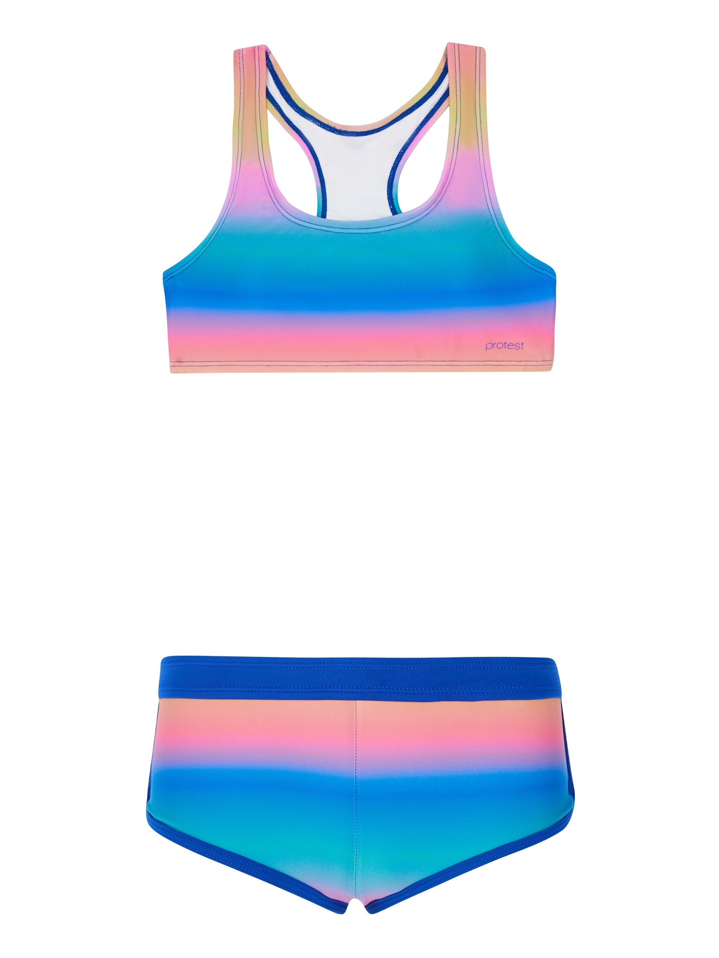 PROTEST Bralette Bikini 'PRTRococo JR' in Pink: front