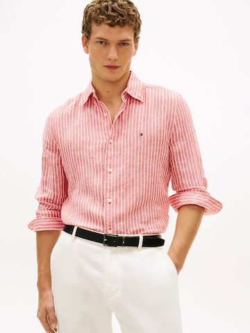 TOMMY HILFIGER Regular Fit Hemd in Orange: Vorderseite