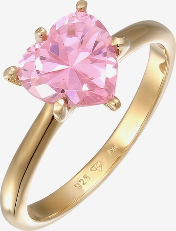 Bague 'Herz' ELLI en rose : devant