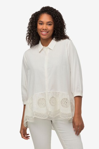 Ulla Popken Blouse in Wit: voorkant