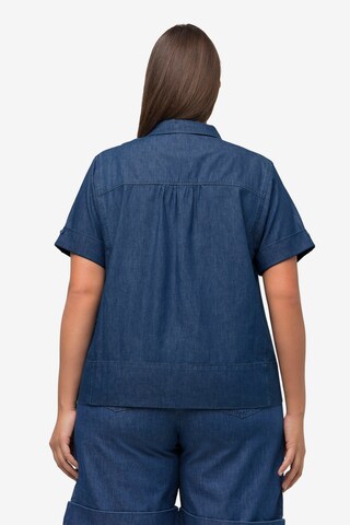 Ulla Popken Bluse in Blau