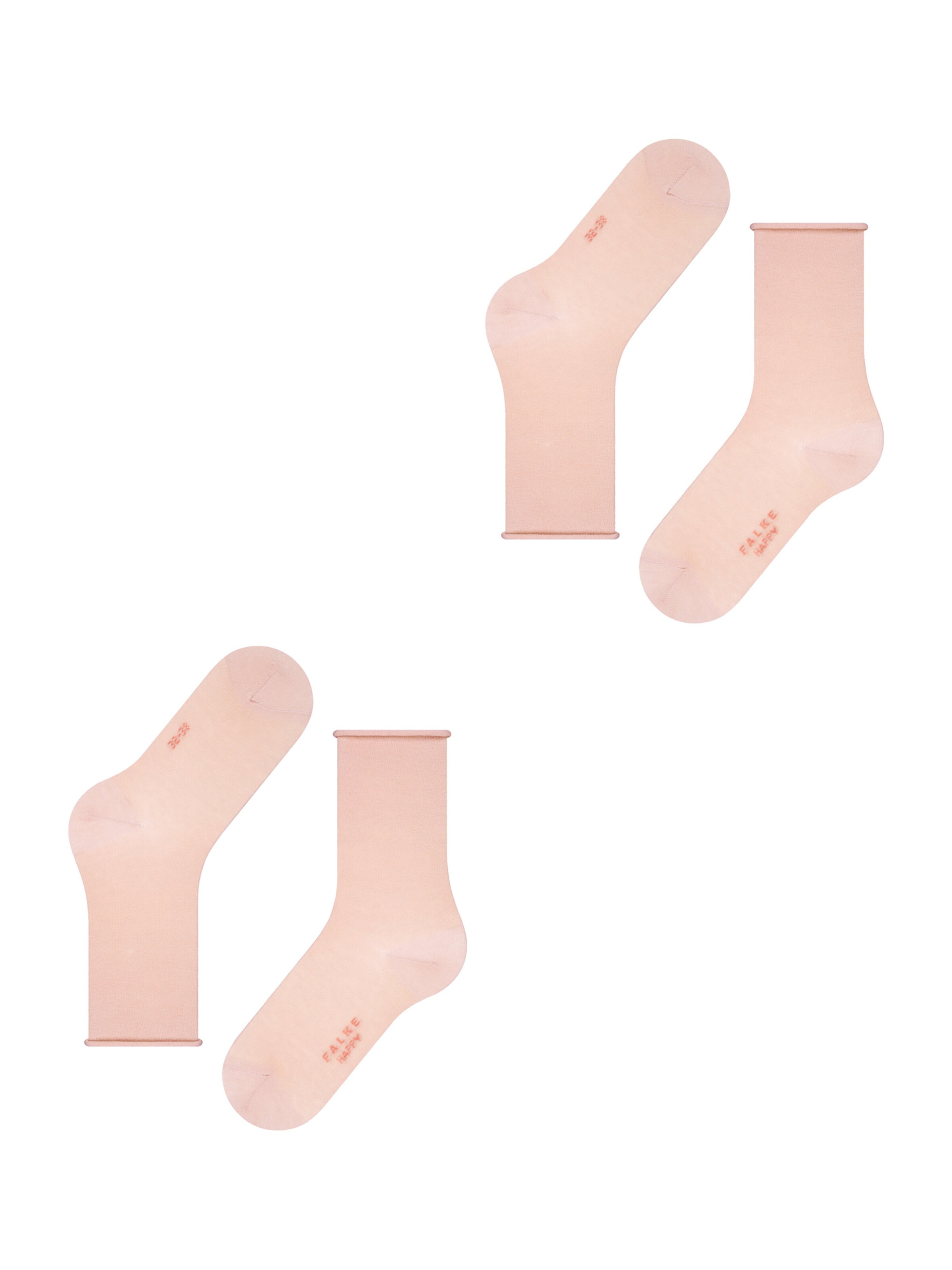Chaussettes 'Happy' FALKE en rose