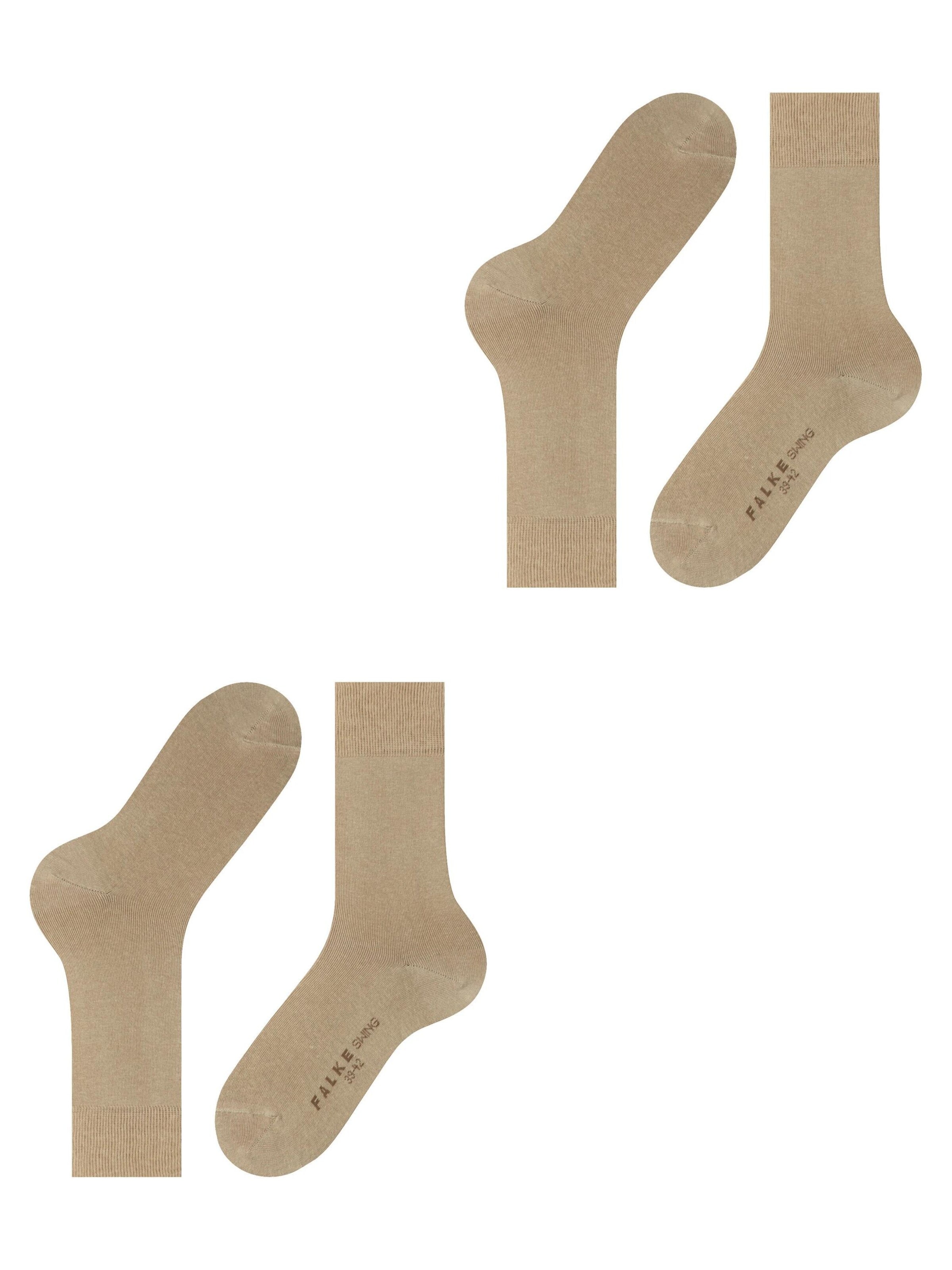 FALKE Socken 'Swing 2-Pack'‌‌‌‌‌‌‌‌‌ in Beige