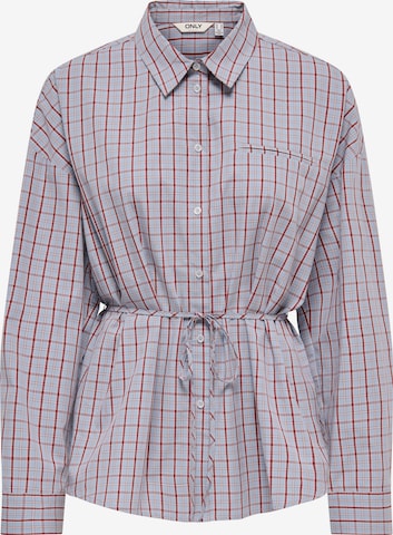 ONLY Blouse 'ONLZIVA' in Blauw: voorkant