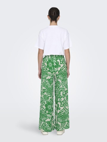 Wide leg Pantaloni 'JDYBree' di JDY in verde