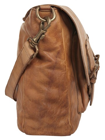 Sac à bandoulière 'SATCHEL' Samantha Look en marron