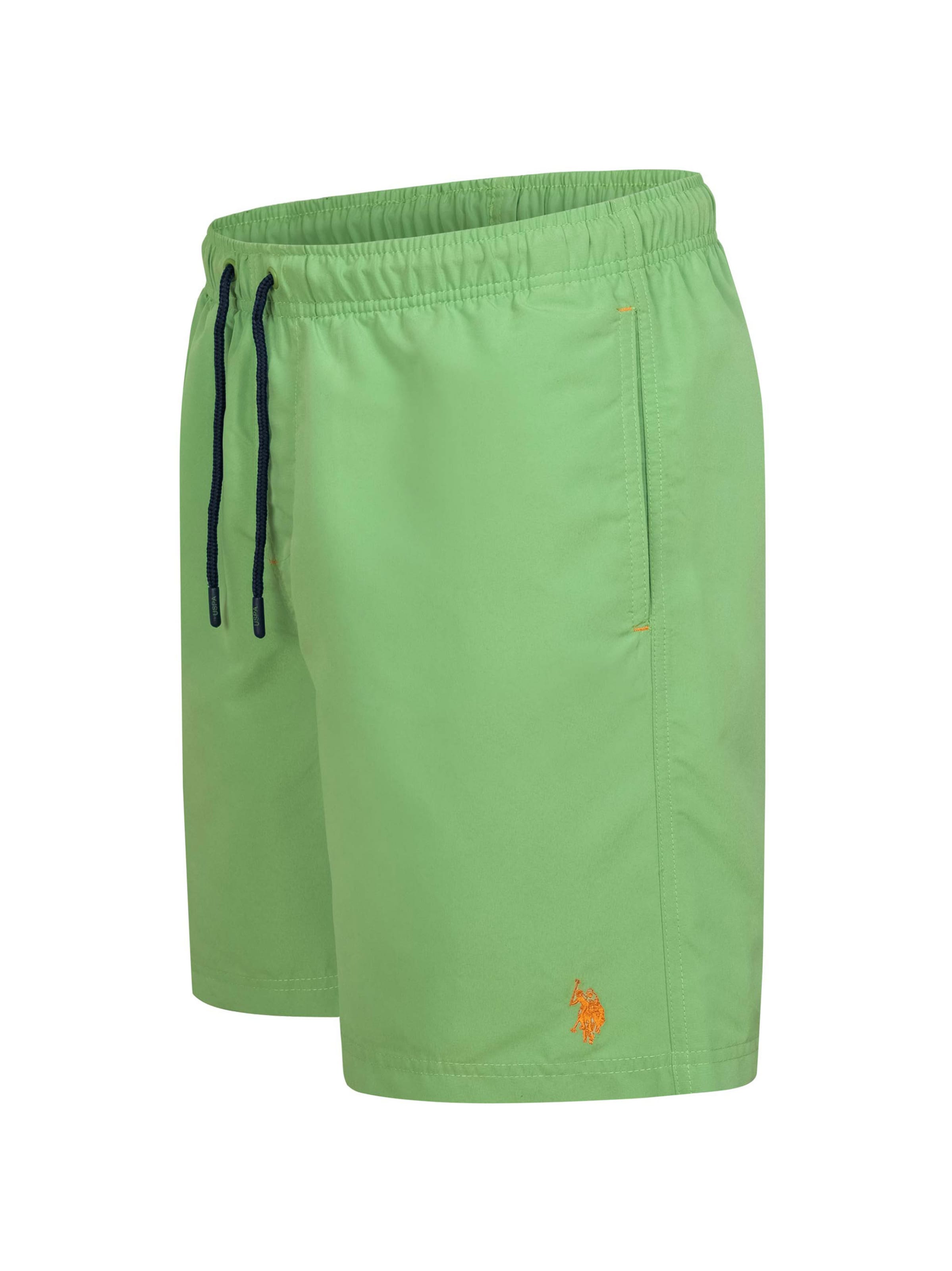 U.S. POLO ASSN. Regular Badeshorts in Grün