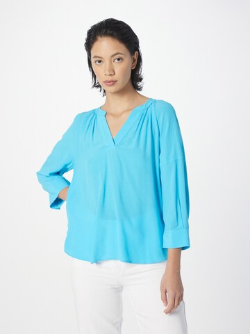 COMMA - Blusa em azul: frente