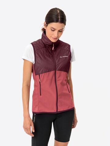 VAUDE Sportbodywarmer 'Brenva VE II' in Rood: voorkant