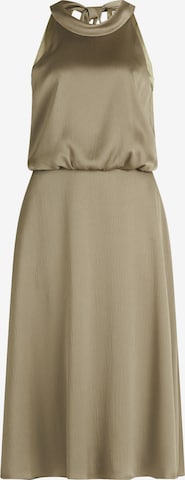 Vera Mont Cocktailkleid mit Stehkragen in Braun: Vorderseite