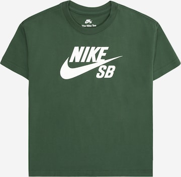 T-Shirt Nike Sportswear en vert : devant