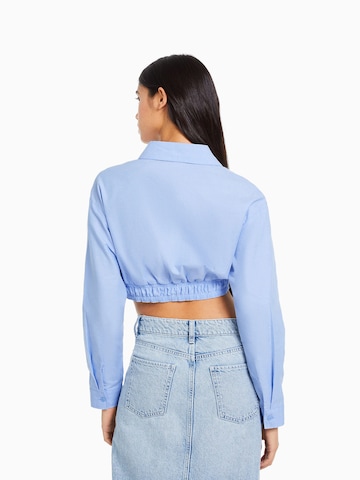 Bershka Bluse in Blau