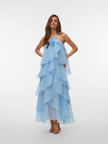 VERO MODA Вечерна рокля 'VMDelilah' в синьо: отпред