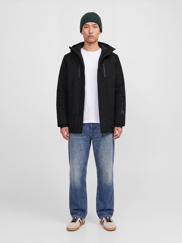 JACK & JONES Átmeneti parka - fekete
