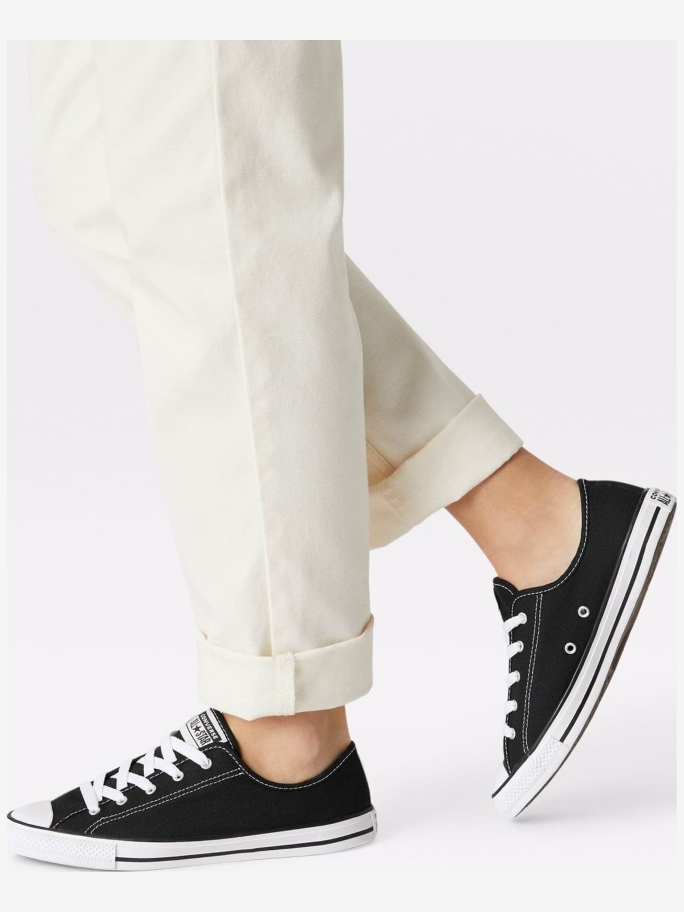 Sneaker bassa 'Converse Chuck Taylor All Star Dainty Canvas' di CONVERSE in nero: frontale